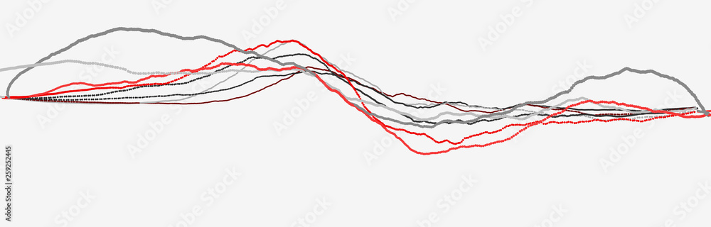 Poster heartbeat line. cardiogram. heart pulse. dynamic light flow. 3d rendering.