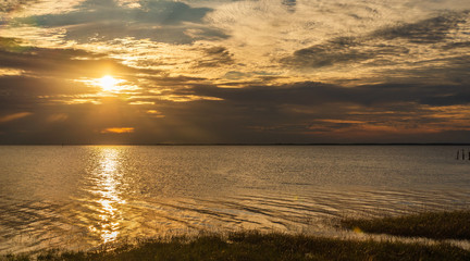 Fototapeta premium Sunset at the coast