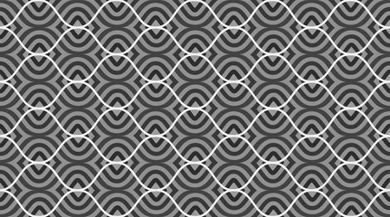 Seamless pattern geometric. Delicate beautiful ornament. Geometric fashion fabric print. 
Seamless vector pattern.