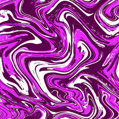 Seamless marble texture, abstract liquid background. Pink, violet, purple abstract pattern. Vector backdrop