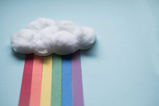Paper rainbow.