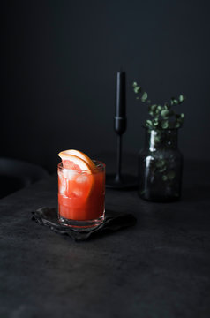Pink Grapfruit Juice Cocktail