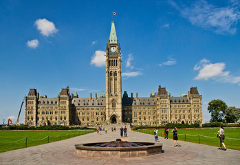 Naklejka premium Parliament Hill Center Block