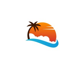 Fototapeta premium Summer logo