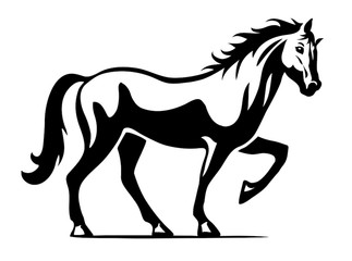 Fototapeta na wymiar Horse vector logo illustration