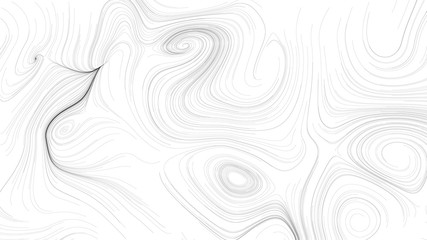 Fototapeta na wymiar Abstract Swirls Flow Lines Elevation Curves Style Texture