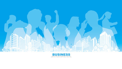 Obraz premium ビジネスイメージのイラスト