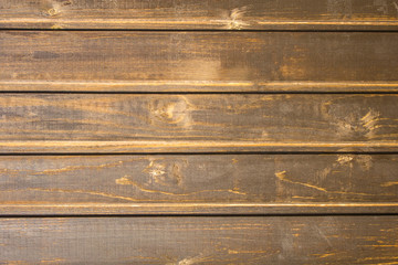 yellow gray wall surface of wooden planks. horizontal lines. natural texture surface