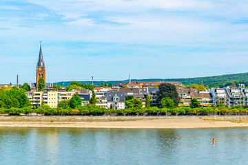 Riverside of Rhein in Bonn in Germany