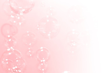 Pink bubbles background