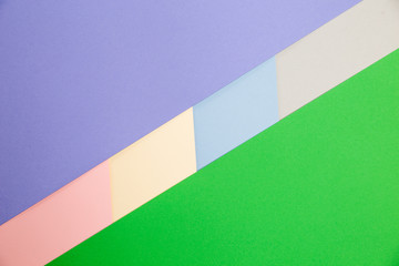 Vibrant multicolor background from cardboard of different colors. Color paper for background....