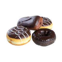 donut or donut with concept on a background.