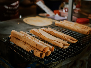 Street pancake Thailand 