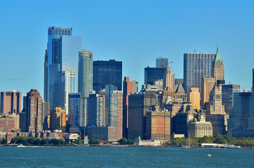 Battery Park, Downtown Manhattan, New York. USA