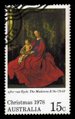 Virgin and Child, painting by Jan van Eyck