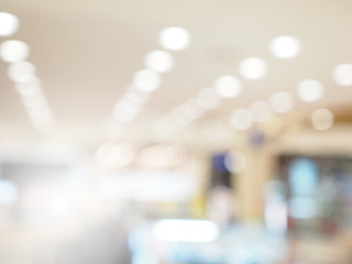 Abstract blur shopping mall for background.