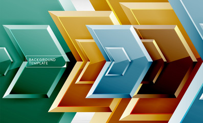 Techno arrow background, template design