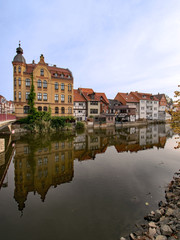 In der Altstadt von Eschwege in Hessen, Deutschland 