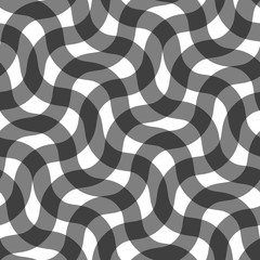 Seamless pattern of circular lines. Geometric wallpaper. Unusual lattice