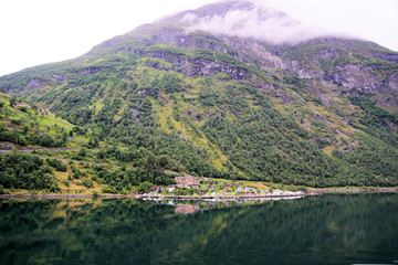Naklejka premium geirang fjorde,norwegen