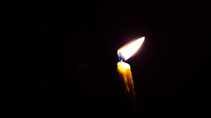 candle in the dark.