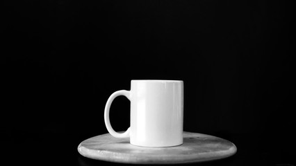 white coffee cup