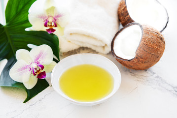Coconut natural spa ingredients
