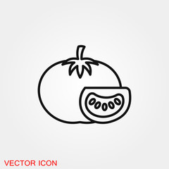 Vegetables Icon vector sign symbol for design