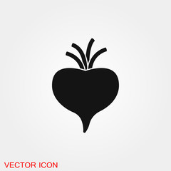 Vegetables Icon vector sign symbol for design