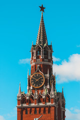 spasskaya tower of moscow kremlin