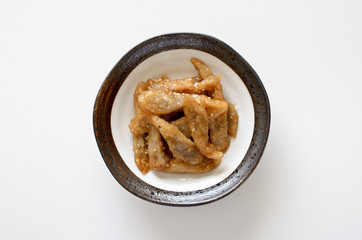 ゴボウの甘辛煮