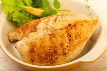 Roasted chicken breast