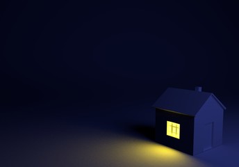 little house with a euro key