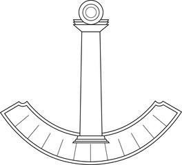 Masonic symbol of Architect, Craft Lodge Officers Collar Jewel