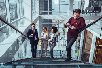 Staying connected to his clients