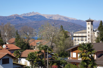 Fototapeta na wymiar Stresa, Italy. Italian sping