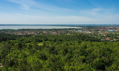 Fototapeta na wymiar Aussicht auf den Balaton
