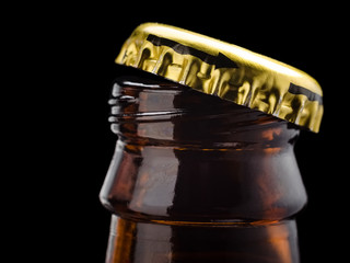 Beer bottle.
