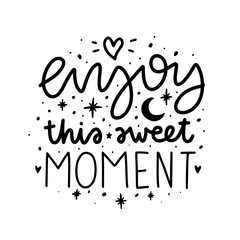 Vector typography motivational poster