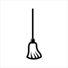 Broom Icon, Cleaning Tool Icon