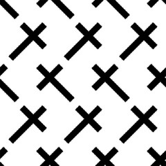 Christian Cross Seamless Pattern