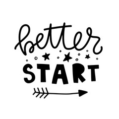 Vector typography motivational poster