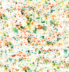 seamless pattern of watercolor blot stains