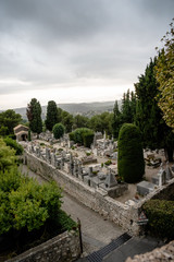 Friedhof in Saint Paul de Vence, Frankreich