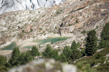 Glacier in the alps