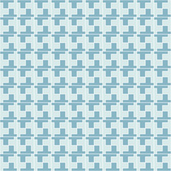 Geometric Pattern Seamless. Seamless blue geometric pattern. All in a single layer. Vector illustration.