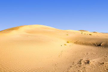 Sand dunes in the Libya