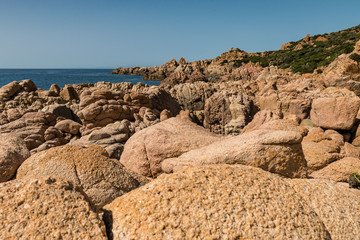 Fototapeta na wymiar Sardinien Costa Paradiso landscape