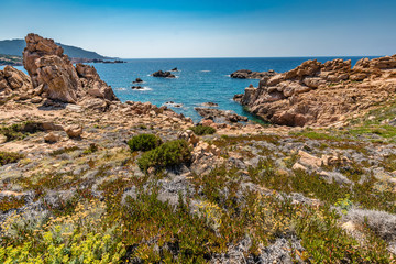 Fototapeta na wymiar Seaside Sardinien Costa aradiso