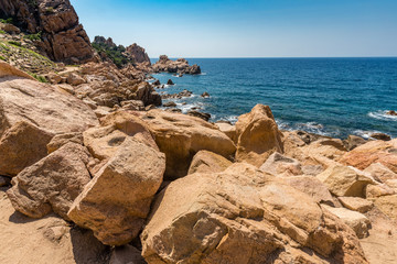 Fototapeta na wymiar Seaside Sardinien Costa aradiso